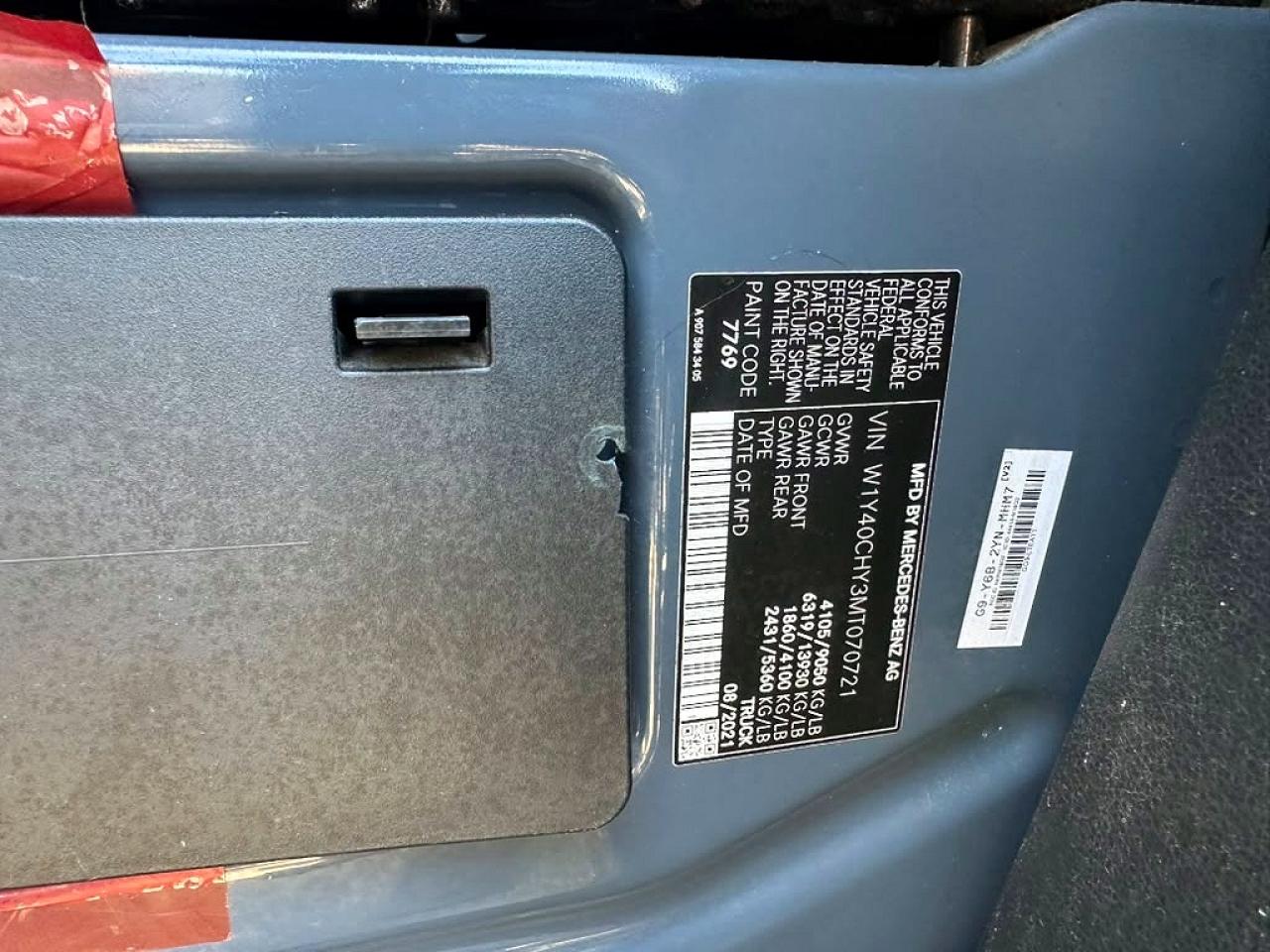 2021 MERCEDES-BENZ SPRINTER