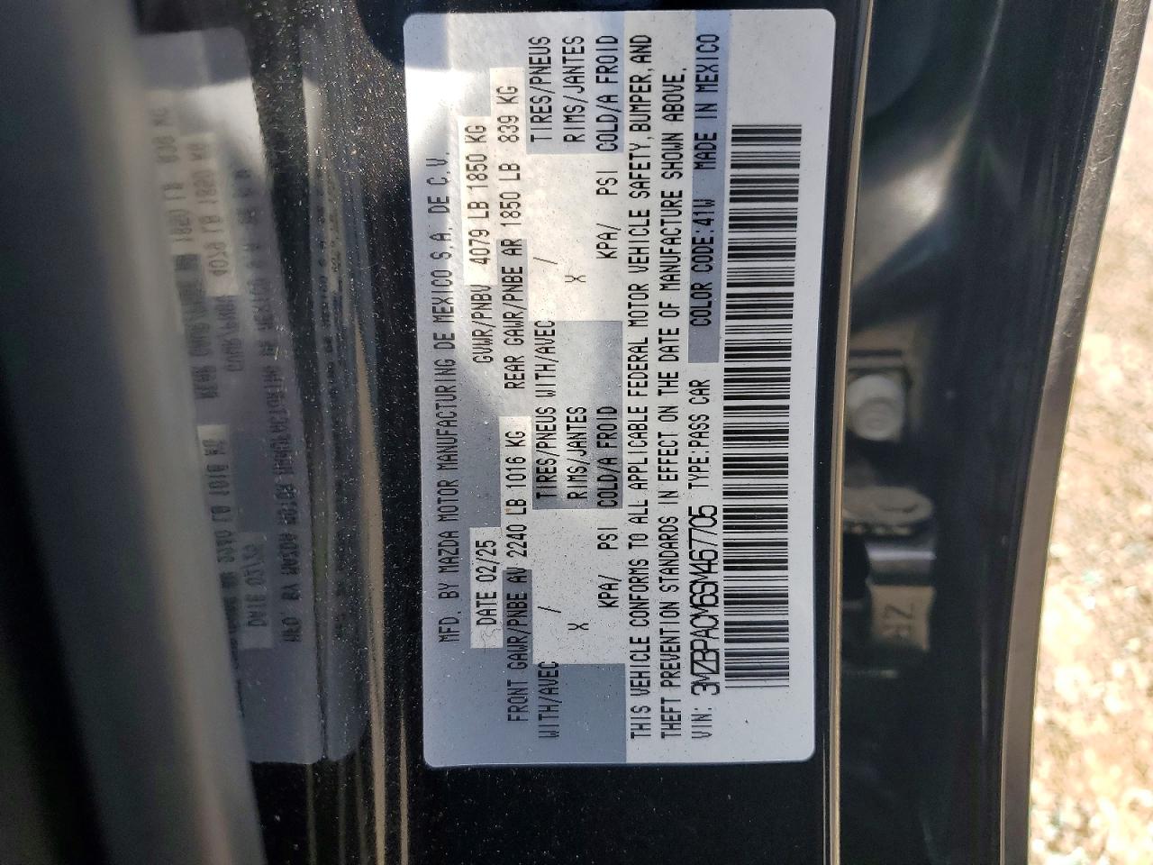 2025 MAZDA 3