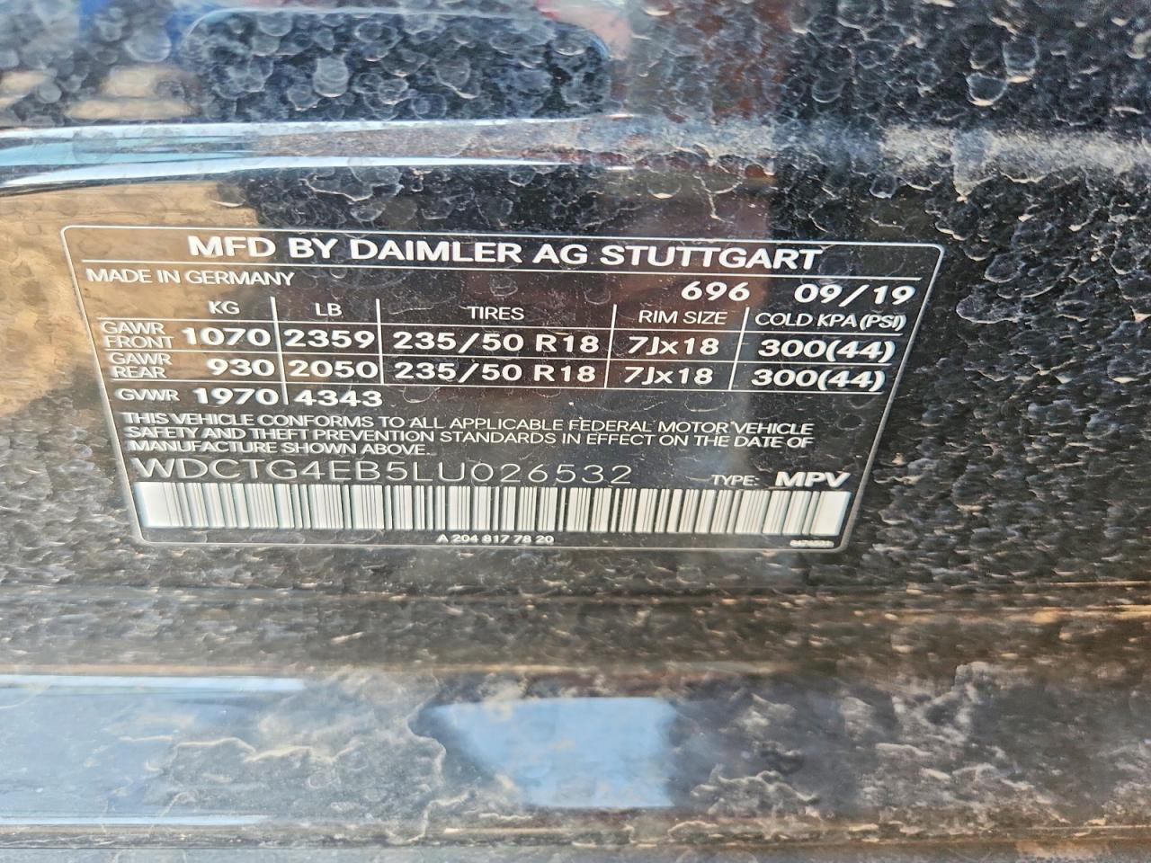 2020 MERCEDES-BENZ GLA-CLASS
