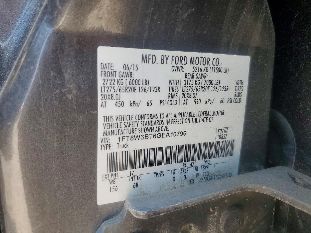 2016 FORD F350