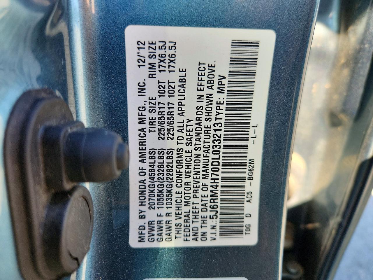 2013 HONDA CRV