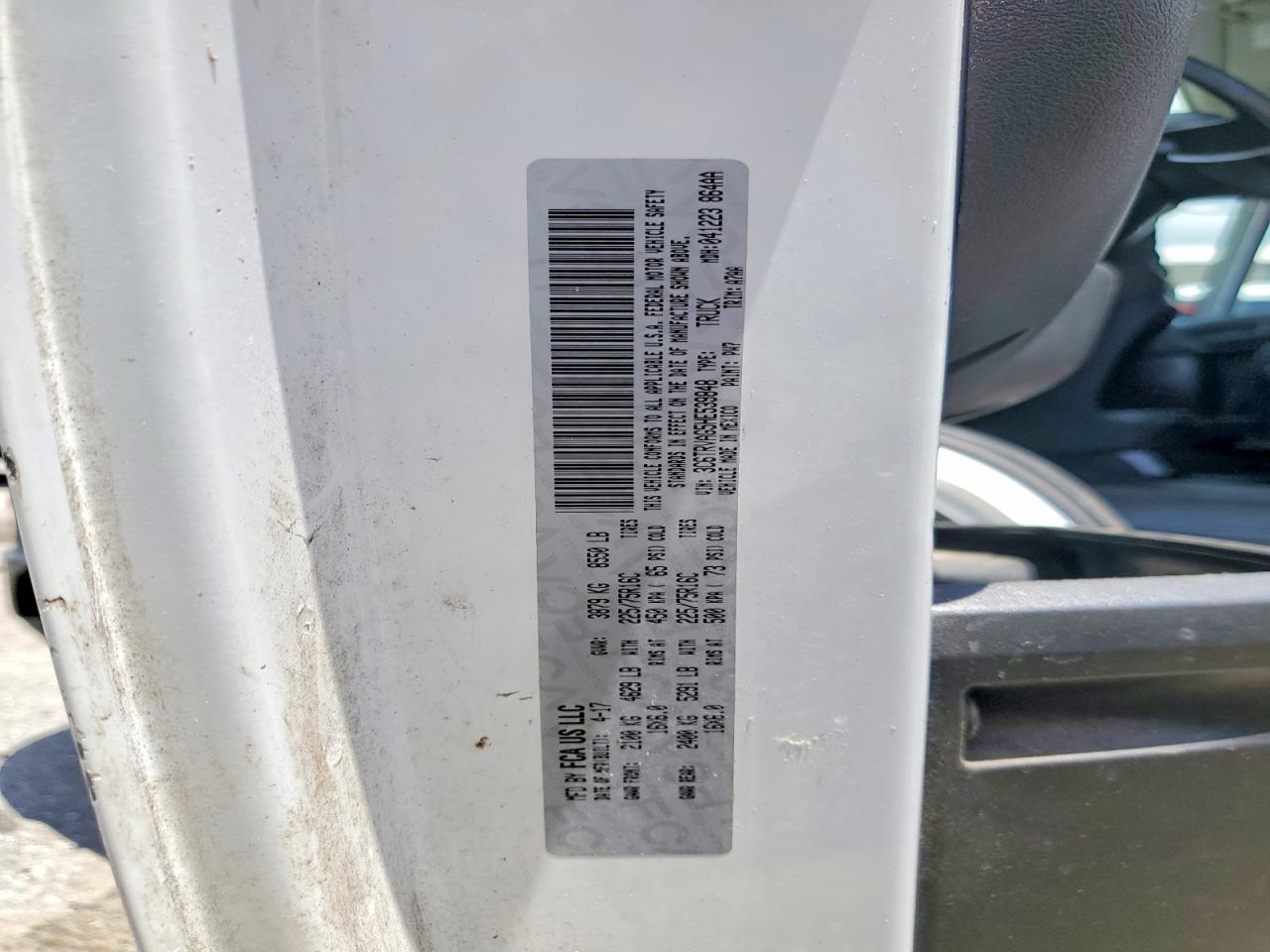 2017 RAM PROMASTER
