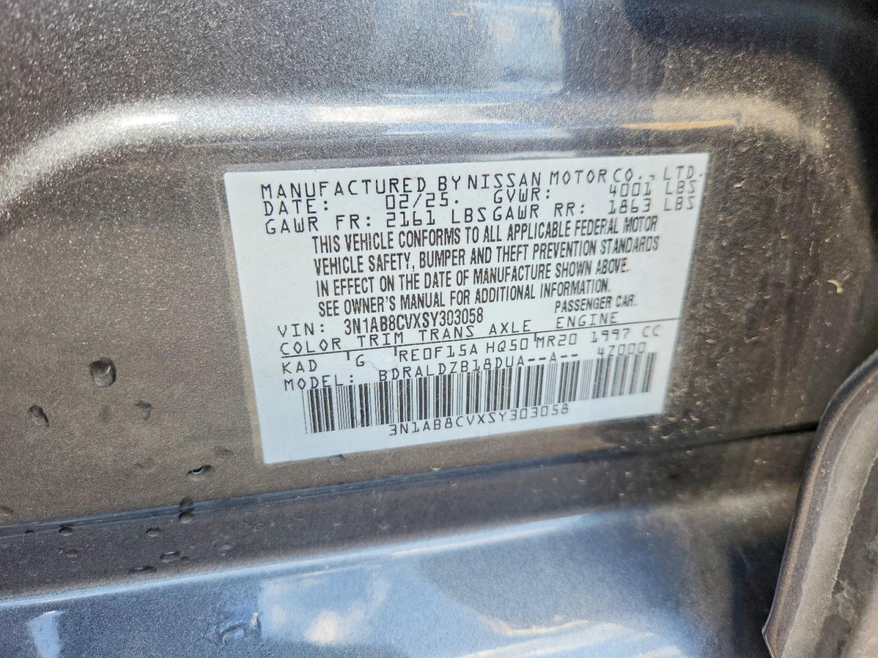 2025 NISSAN SENTRA