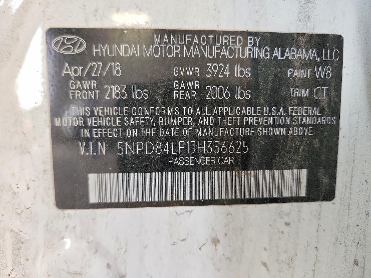 2018 HYUNDAI ELANTRA
