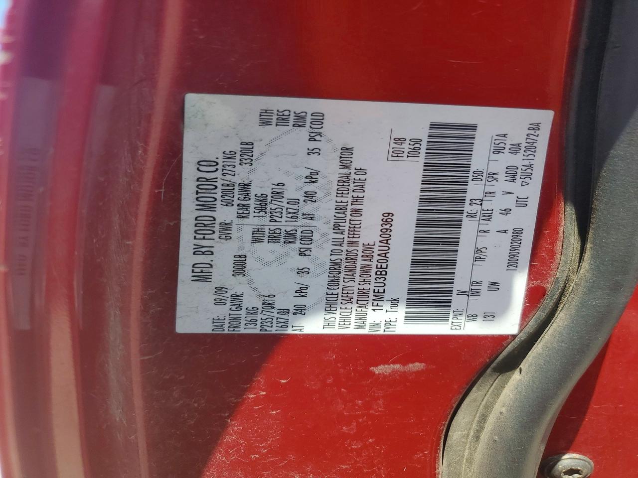 2010 FORD EXPLORER