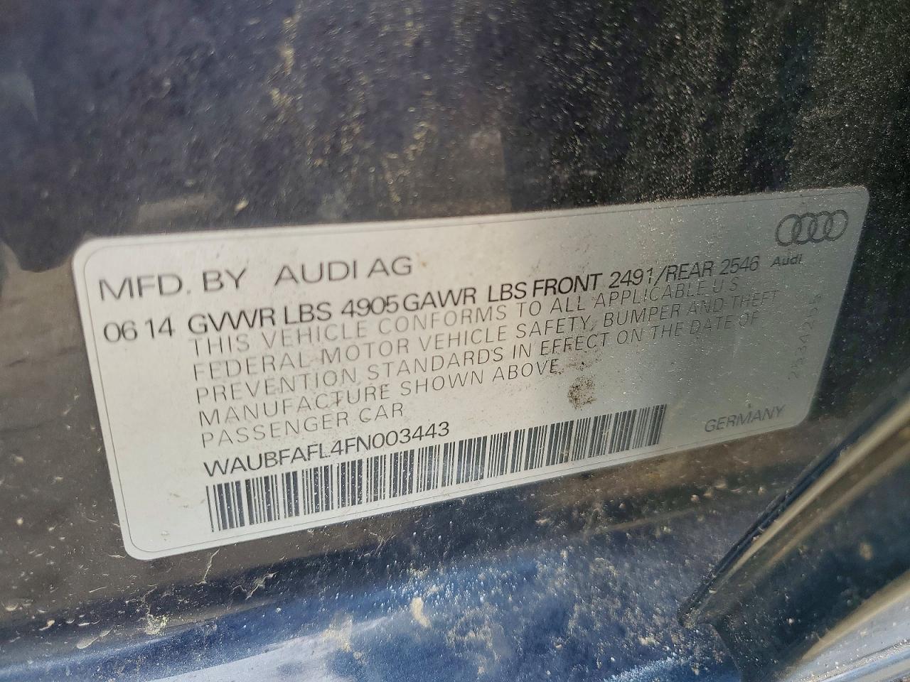 2015 AUDI A4