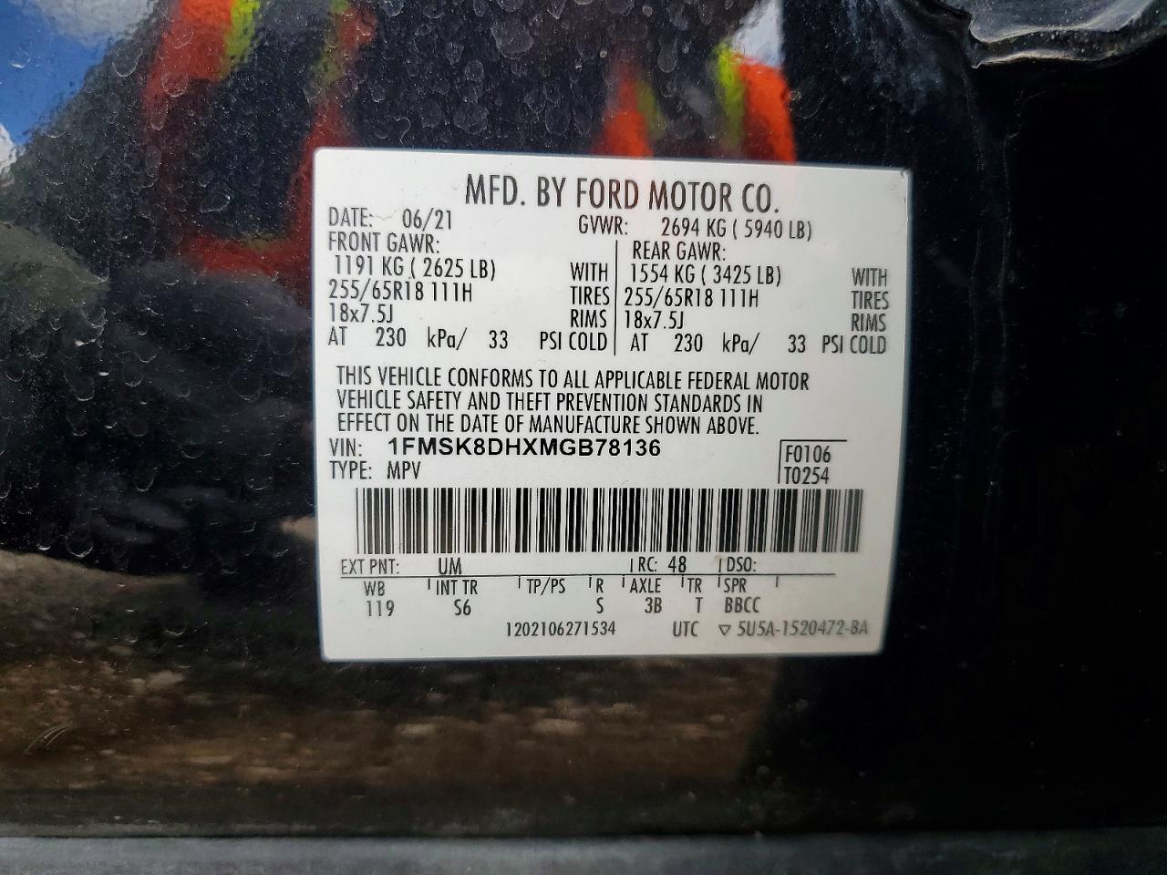 2021 FORD EXPLORER