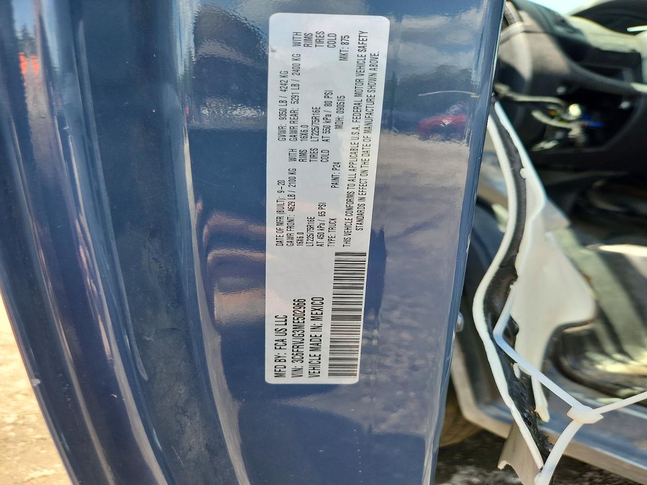 2021 RAM PROMASTER