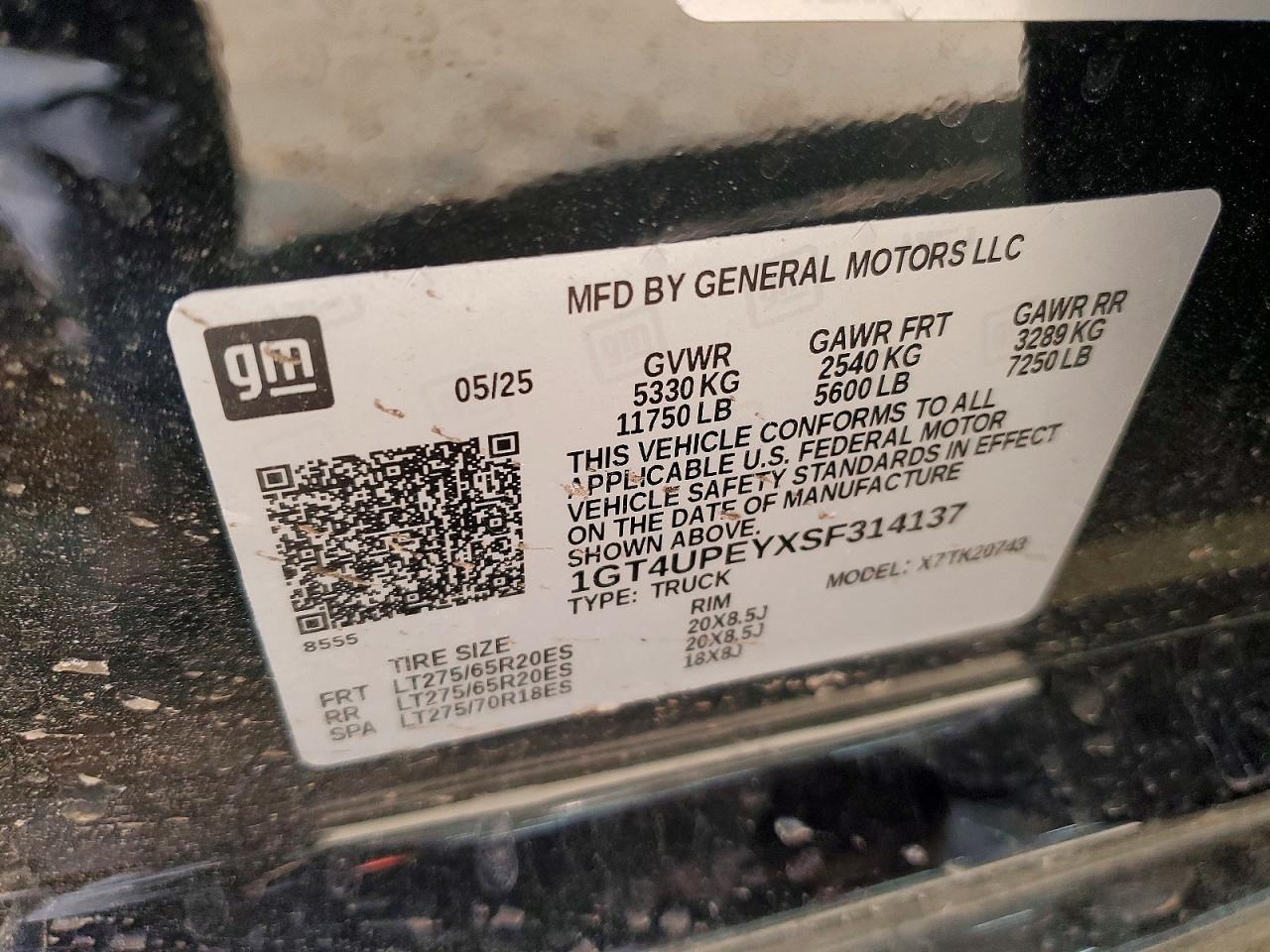 2025 GMC SIERRA