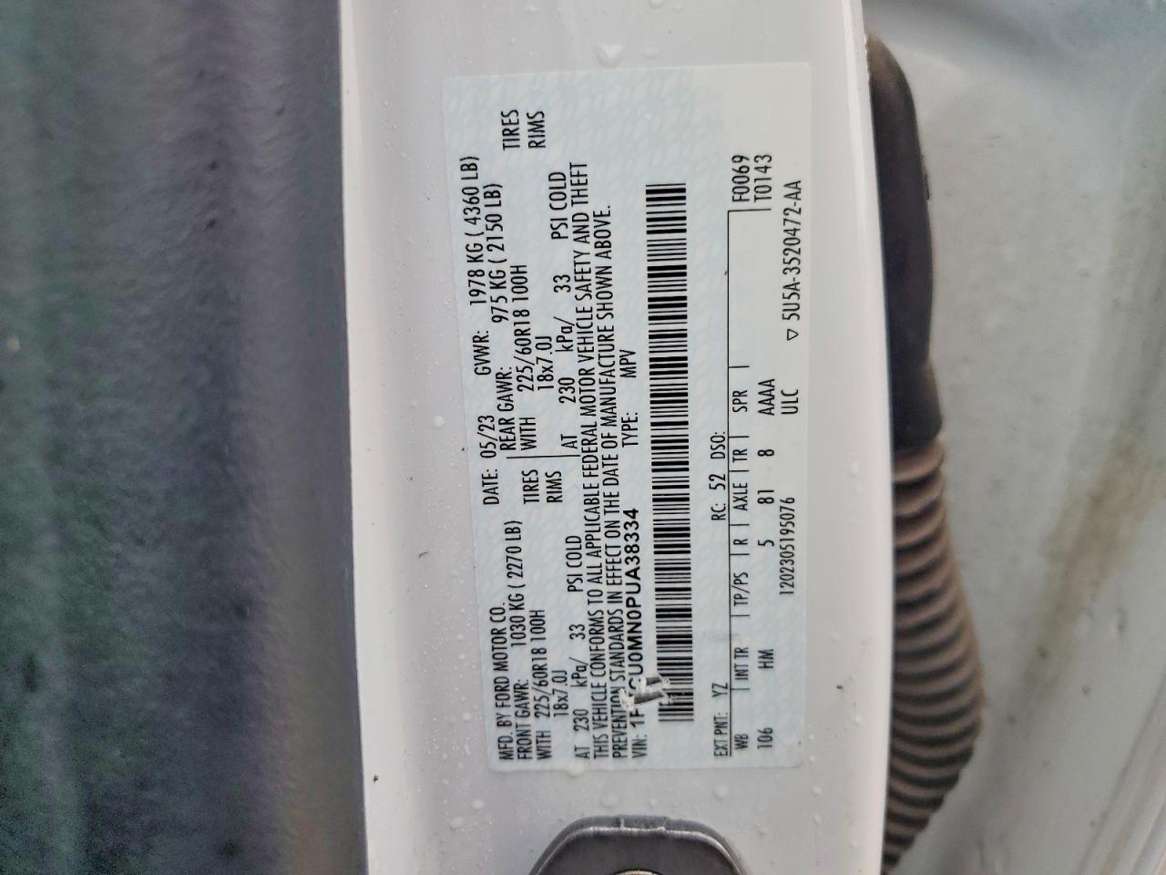 2023 FORD ESCAPE