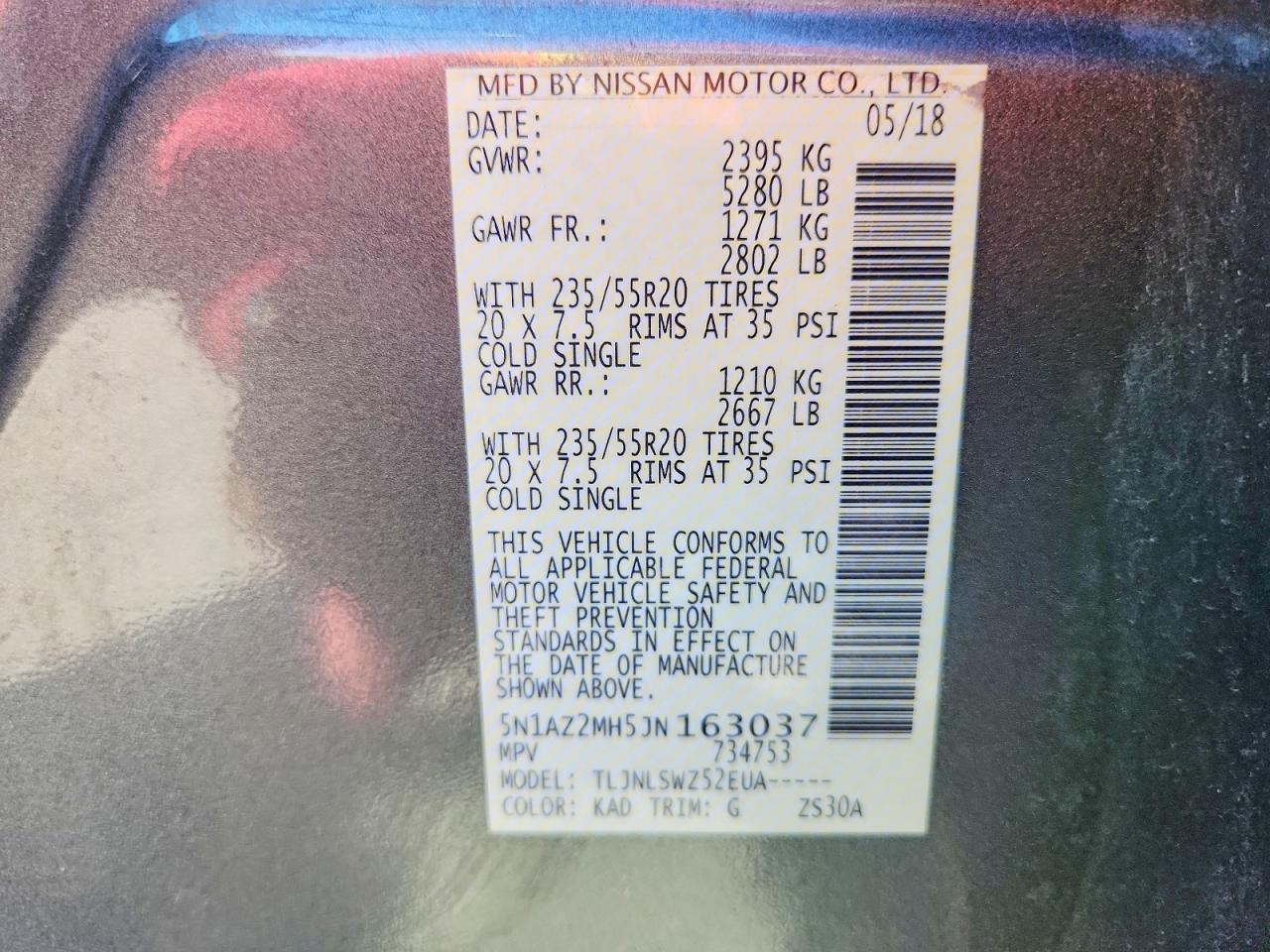 2018 NISSAN MURANO