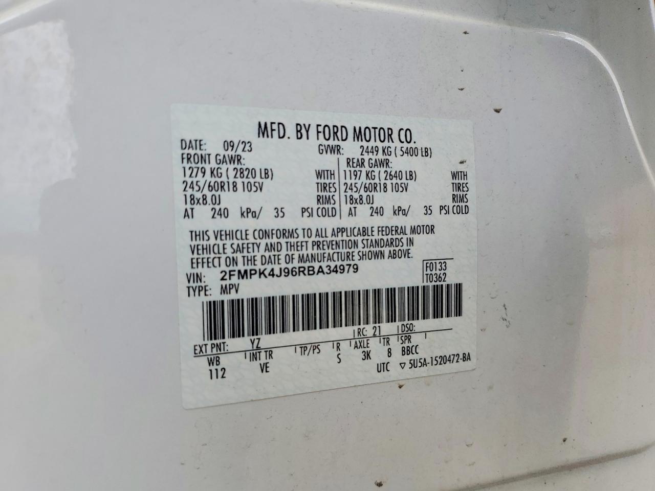 2024 FORD EDGE