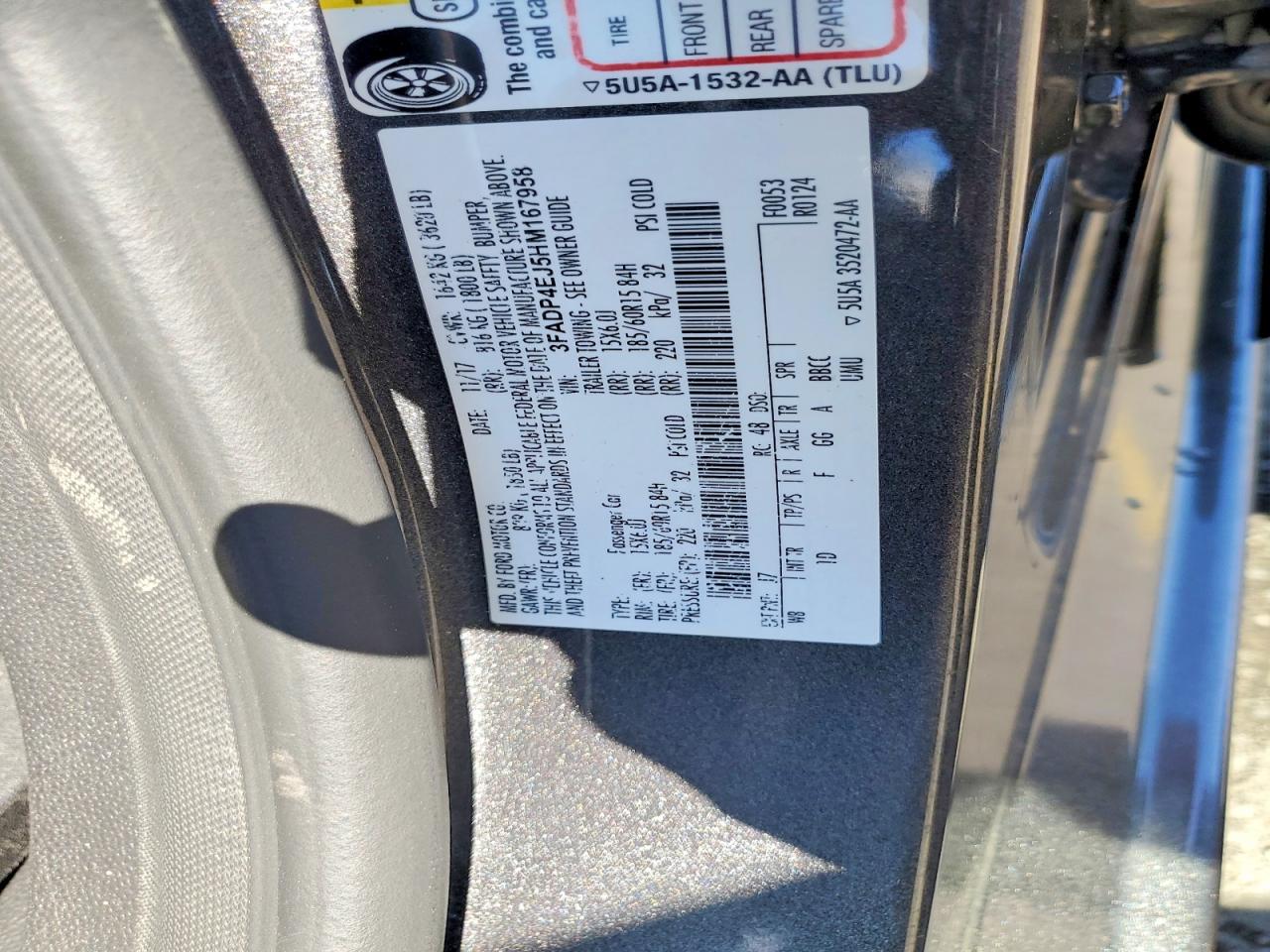 2017 FORD FIESTA