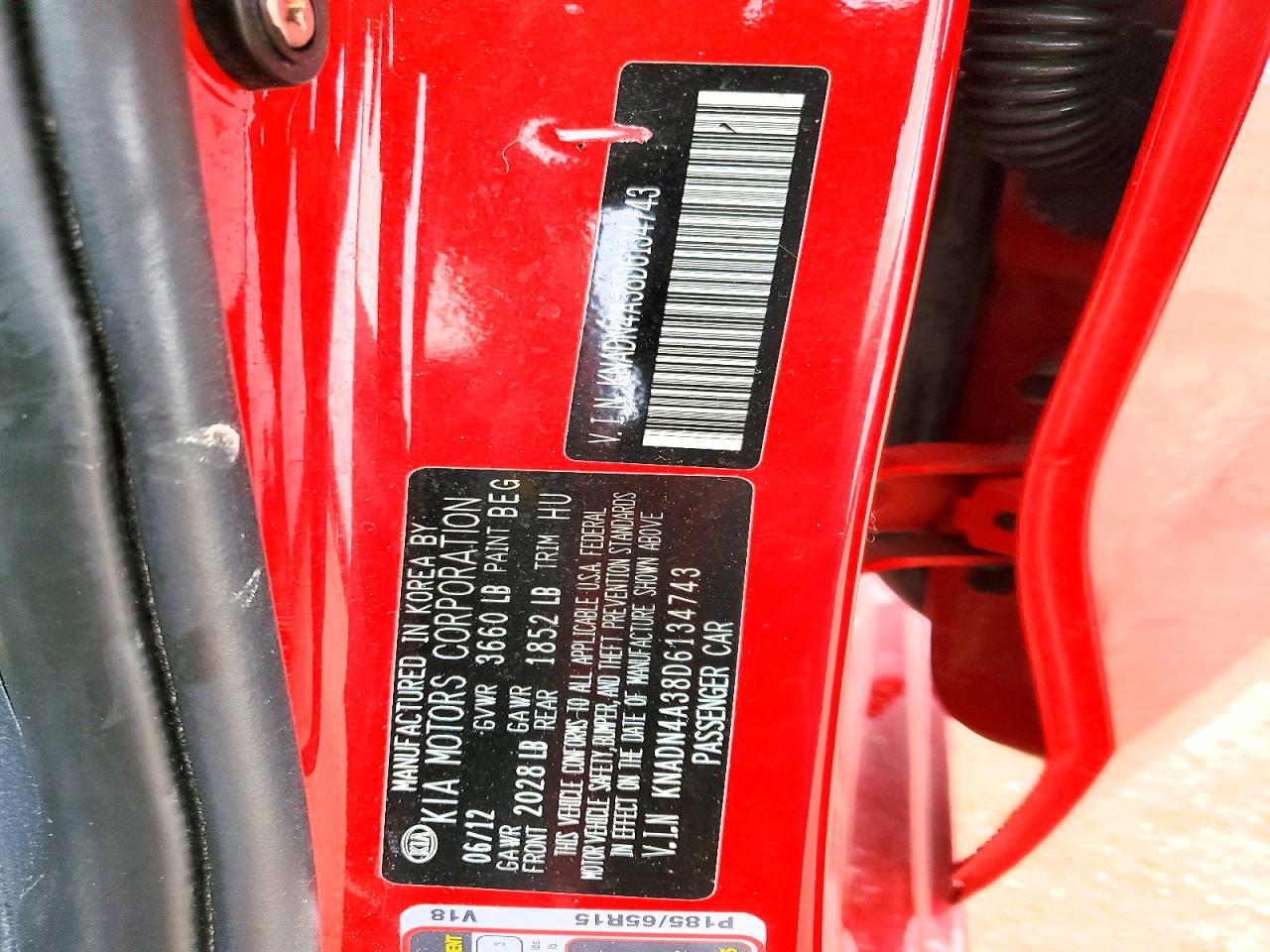 2013 KIA RIO