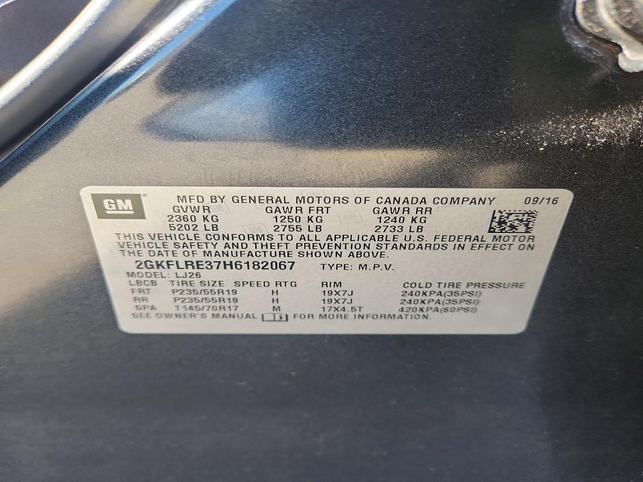 2017 GMC TERRAIN