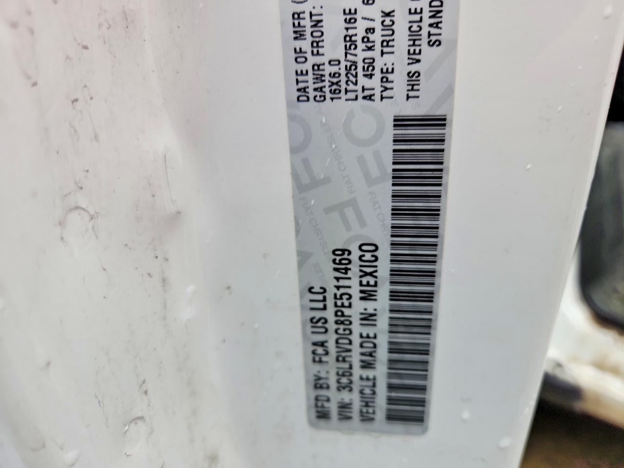 2023 RAM PROMASTER