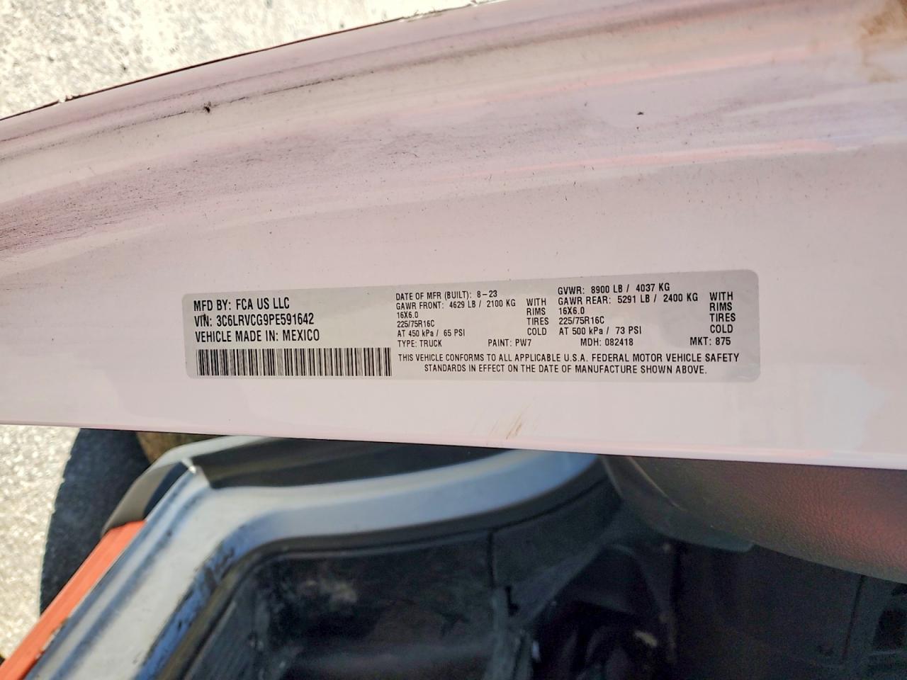 2023 RAM PROMASTER