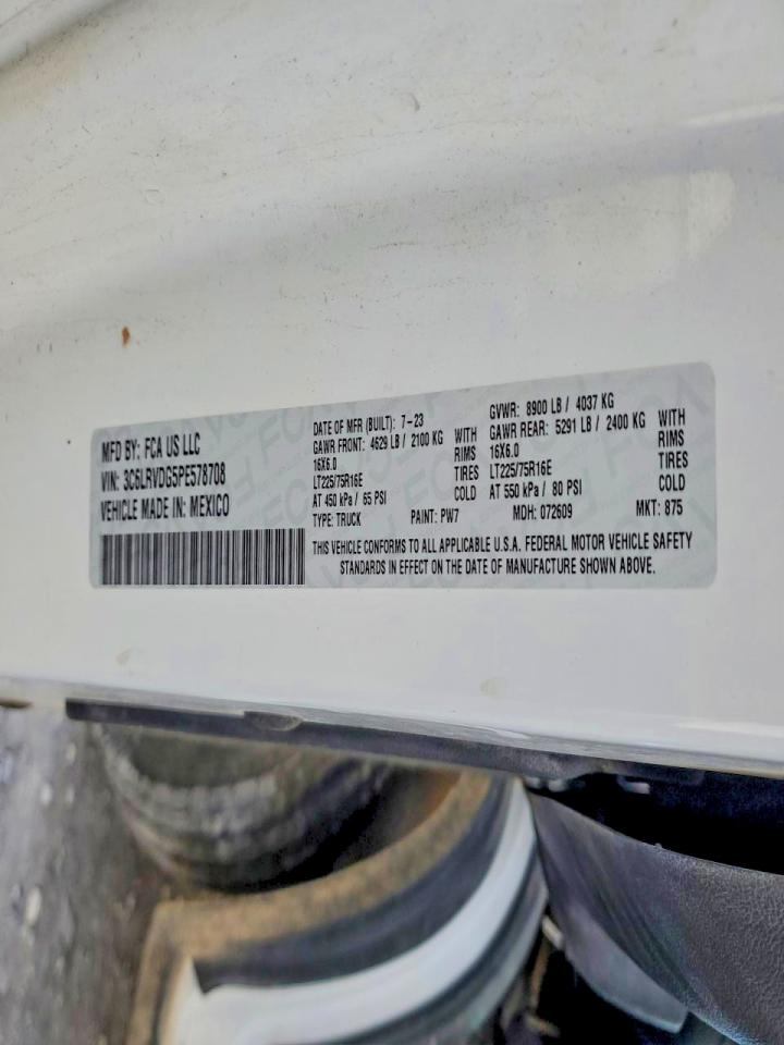 2023 RAM PROMASTER