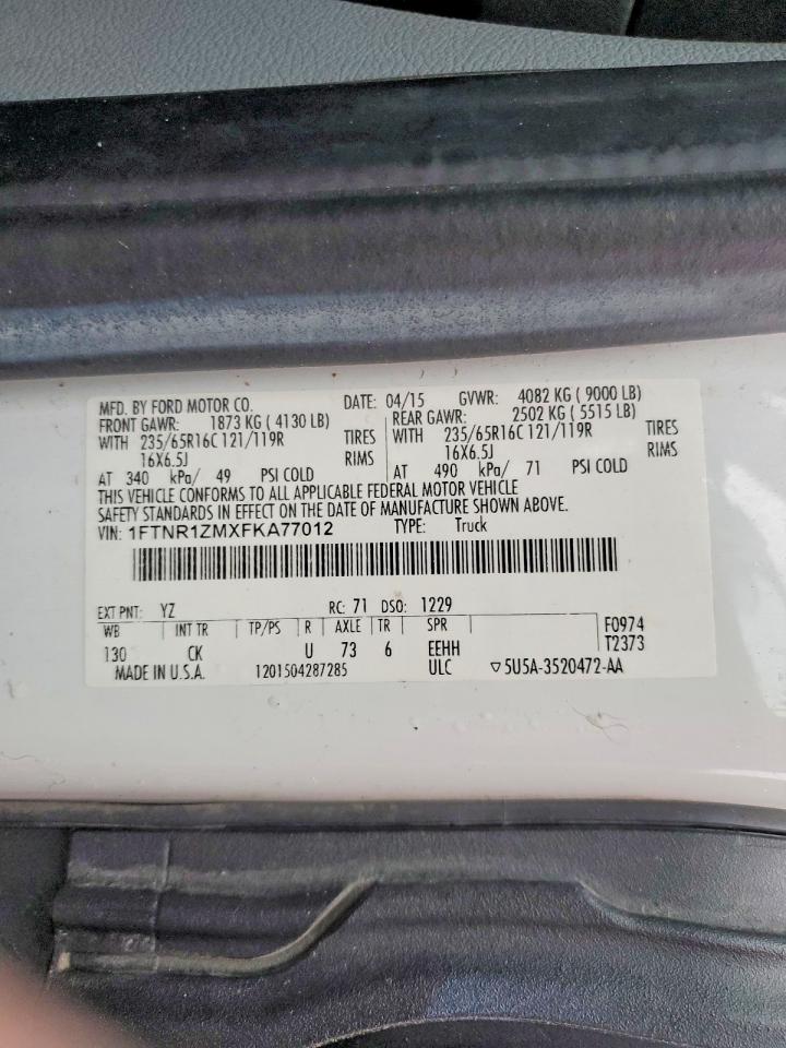 2015 FORD ALL Models