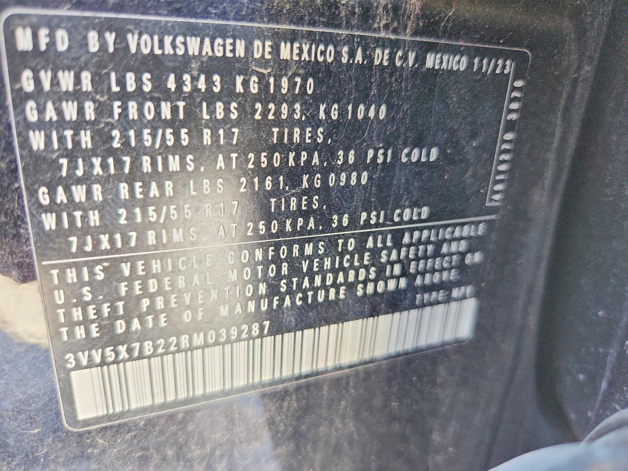 2024 VOLKSWAGEN ALL OTHER