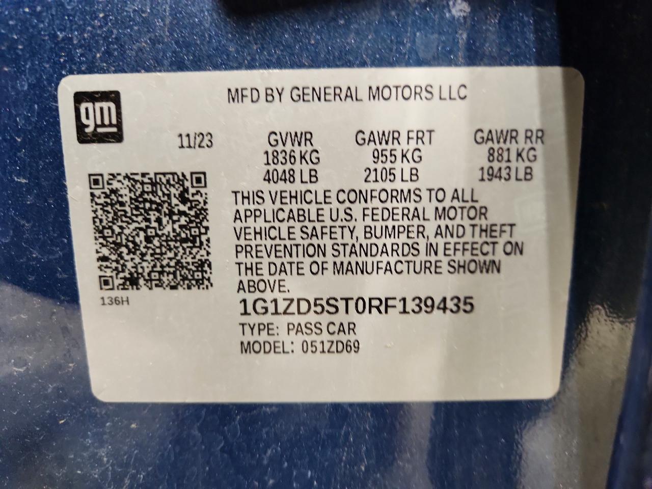 2024 CHEVROLET MALIBU