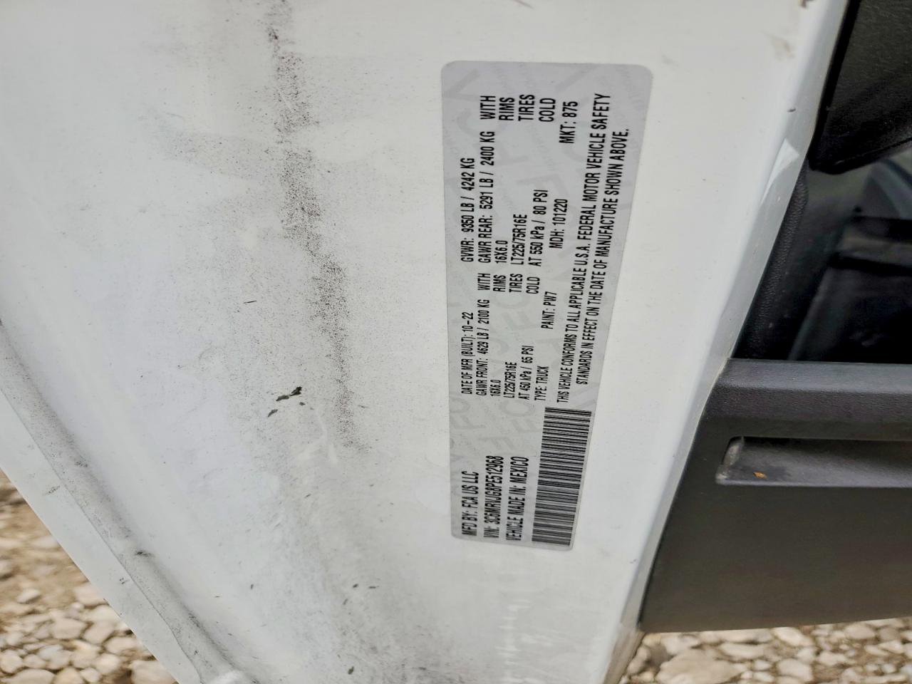 2023 RAM PROMASTER