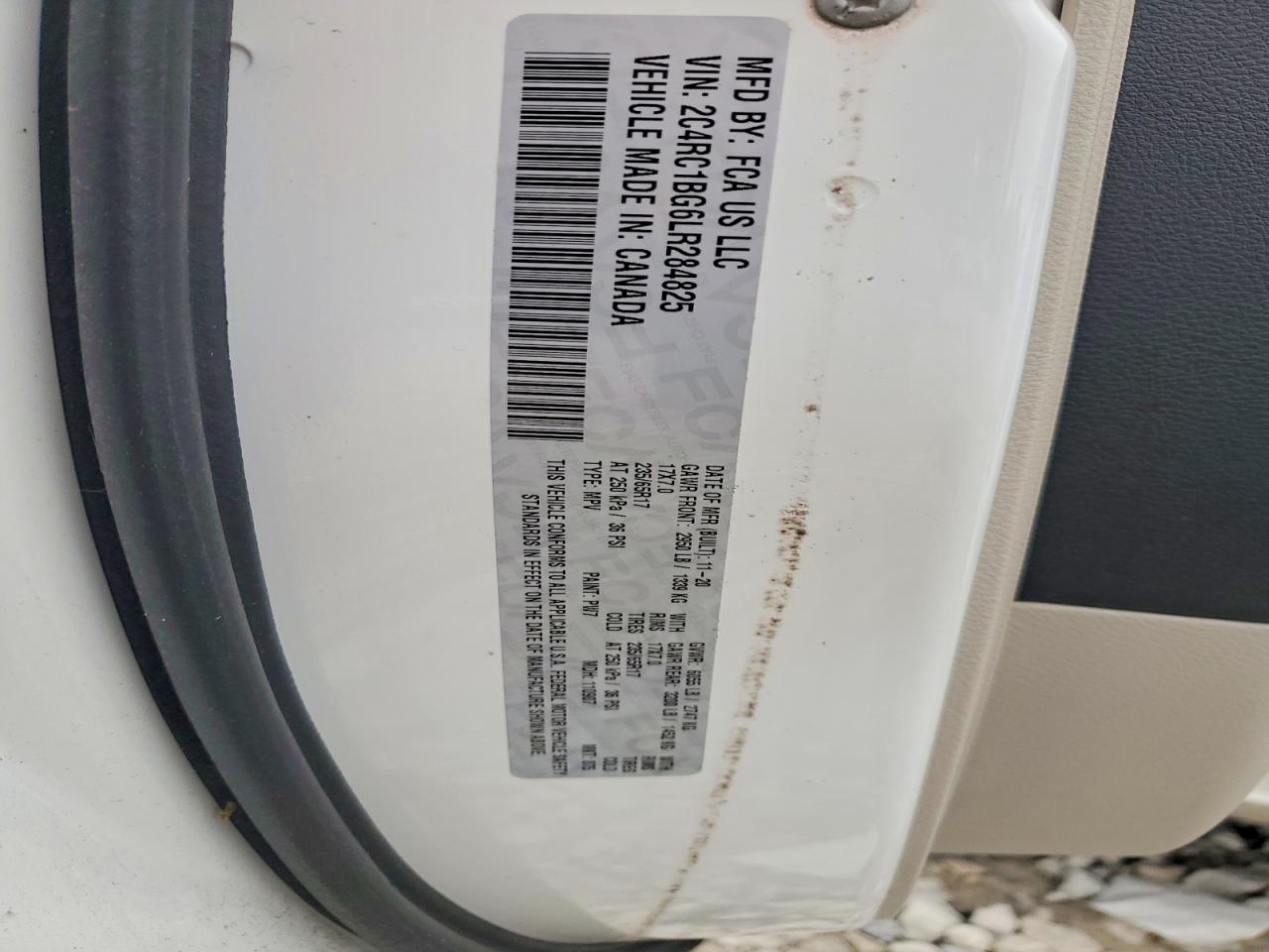 2020 CHRYSLER PACIFICA