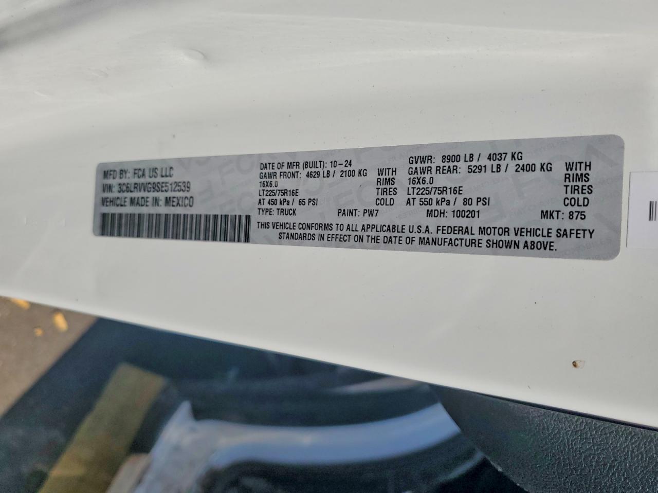 2025 RAM PROMASTER