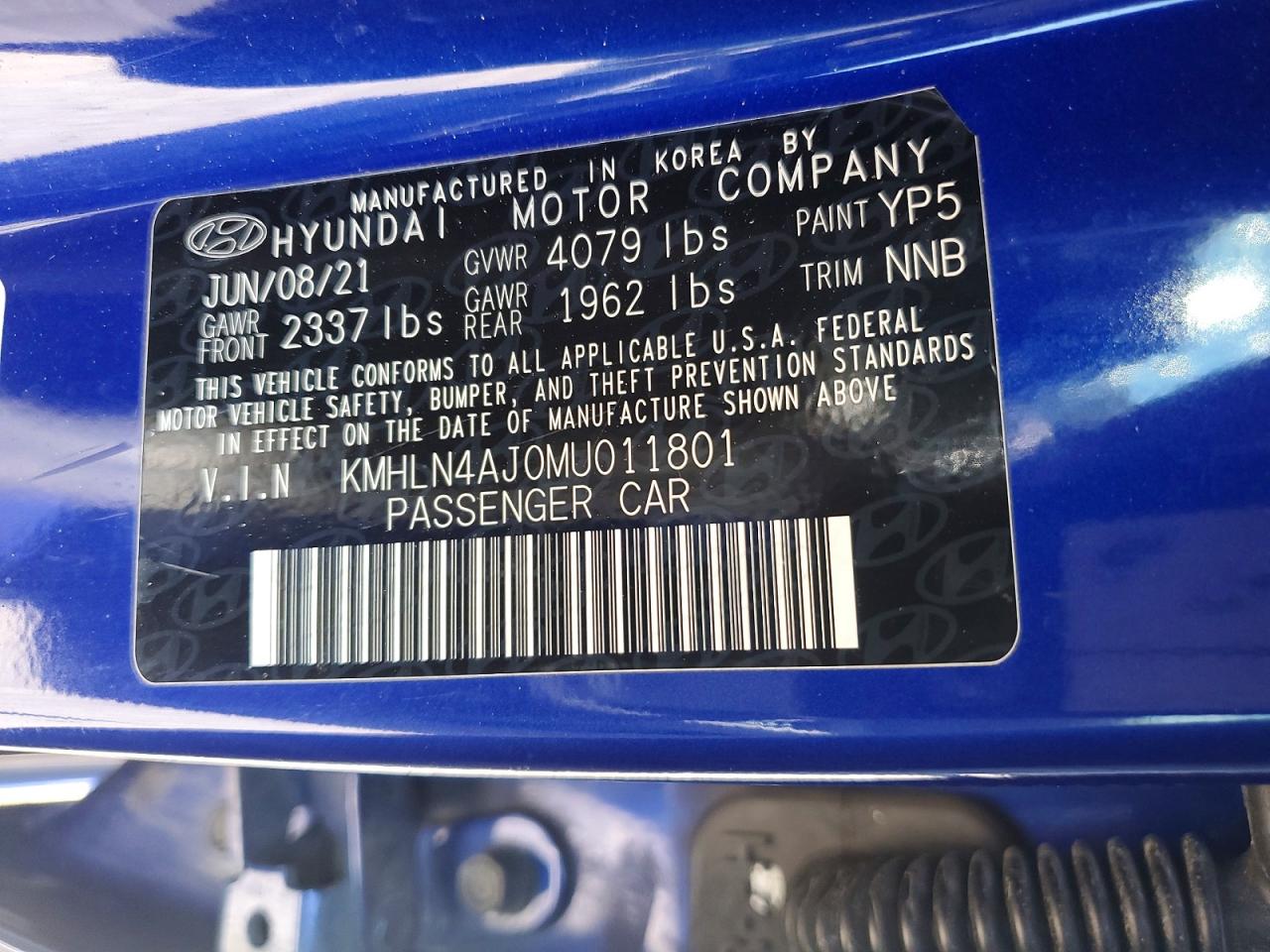 2021 HYUNDAI ELANTRA