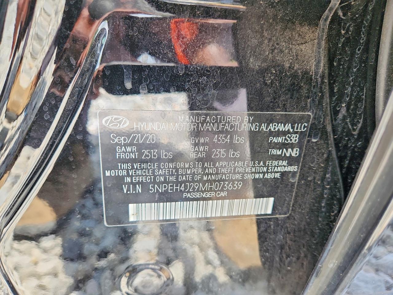 2021 HYUNDAI SONATA