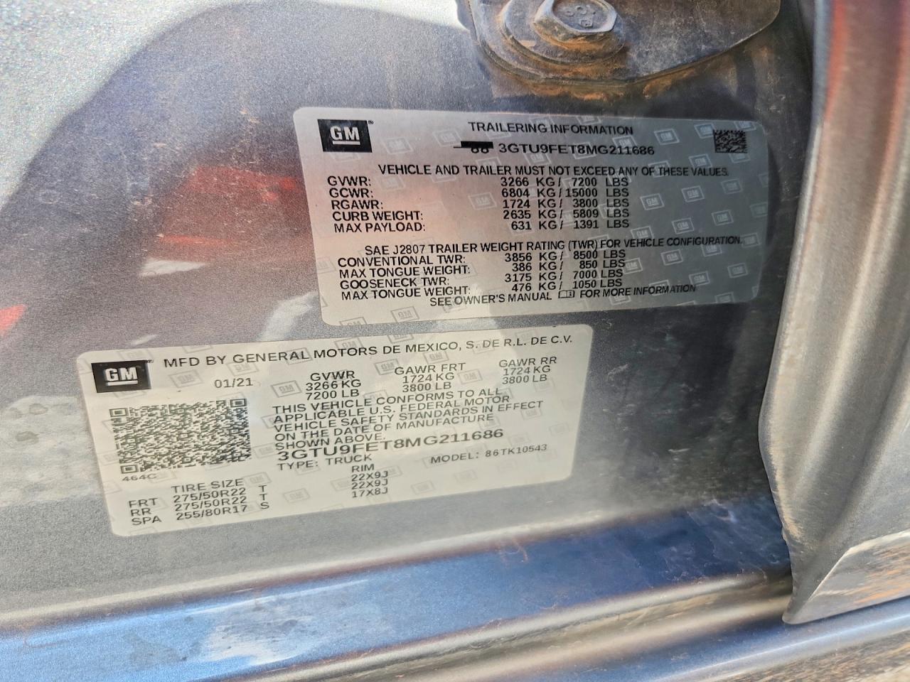 2021 GMC SIERRA