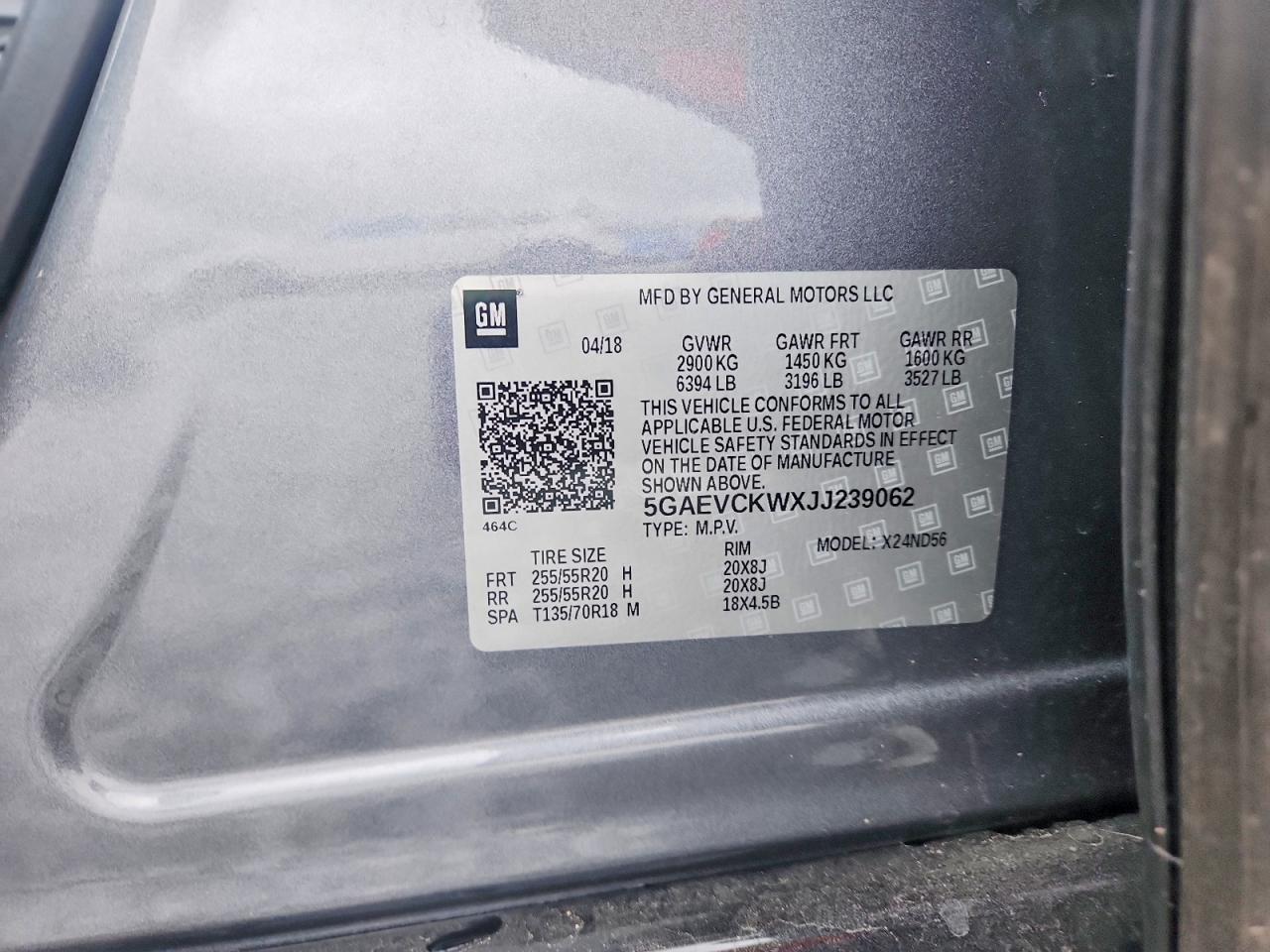 2018 BUICK ENCLAVE