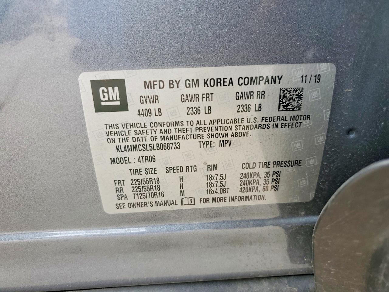 2020 BUICK ENCORE