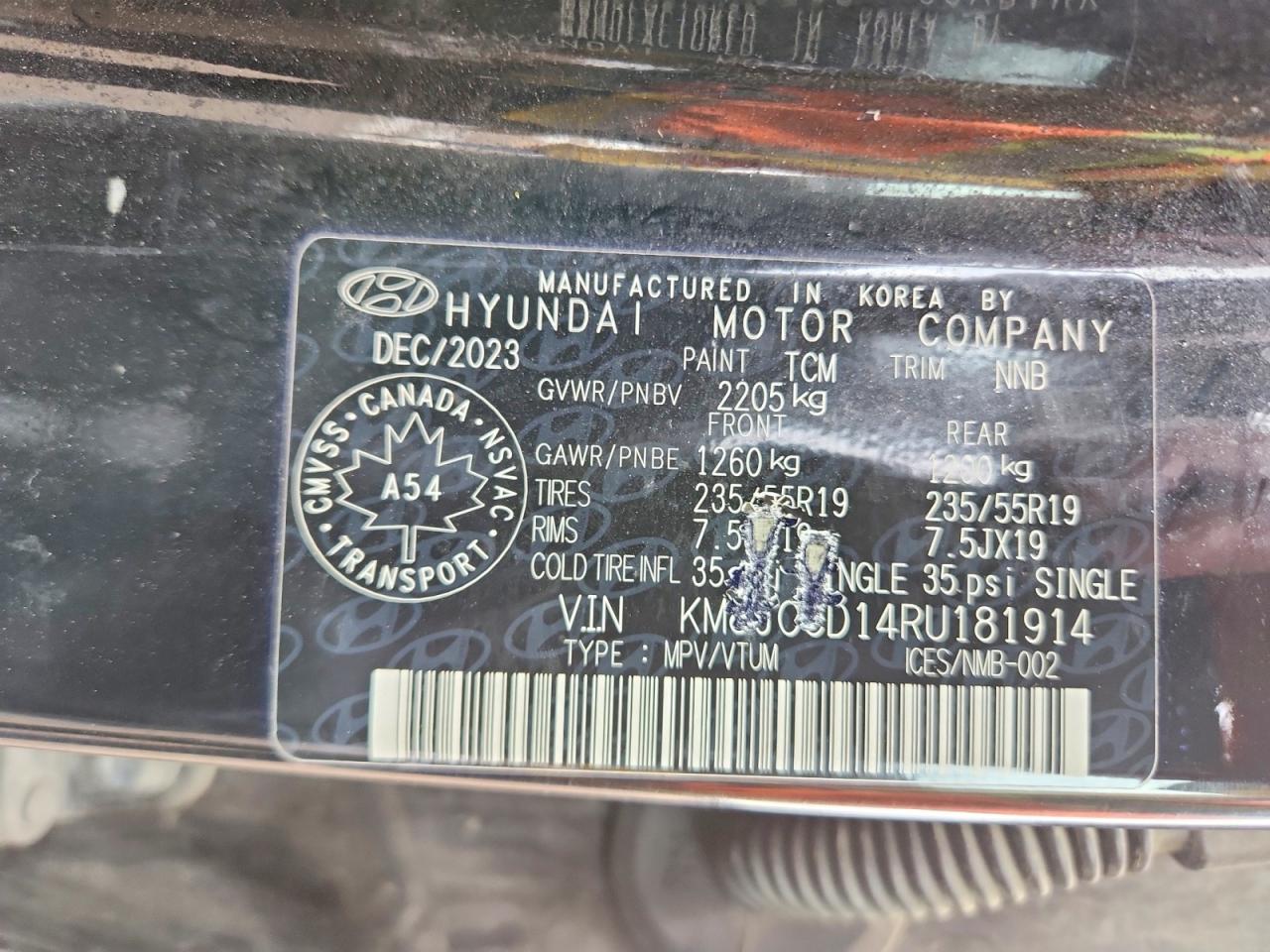 2024 HYUNDAI TUCSON