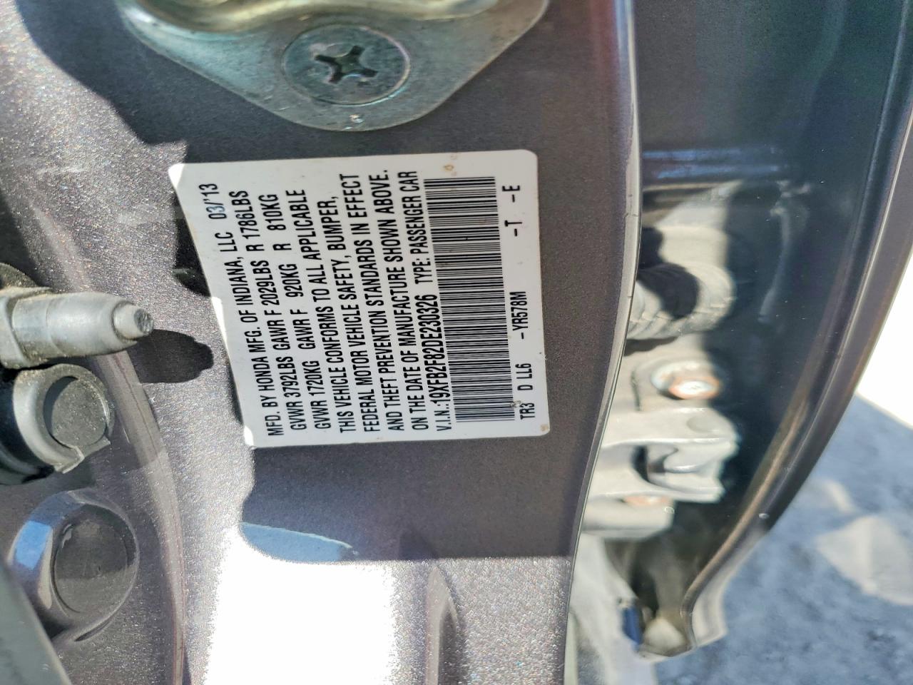 2020 HONDA CIVIC