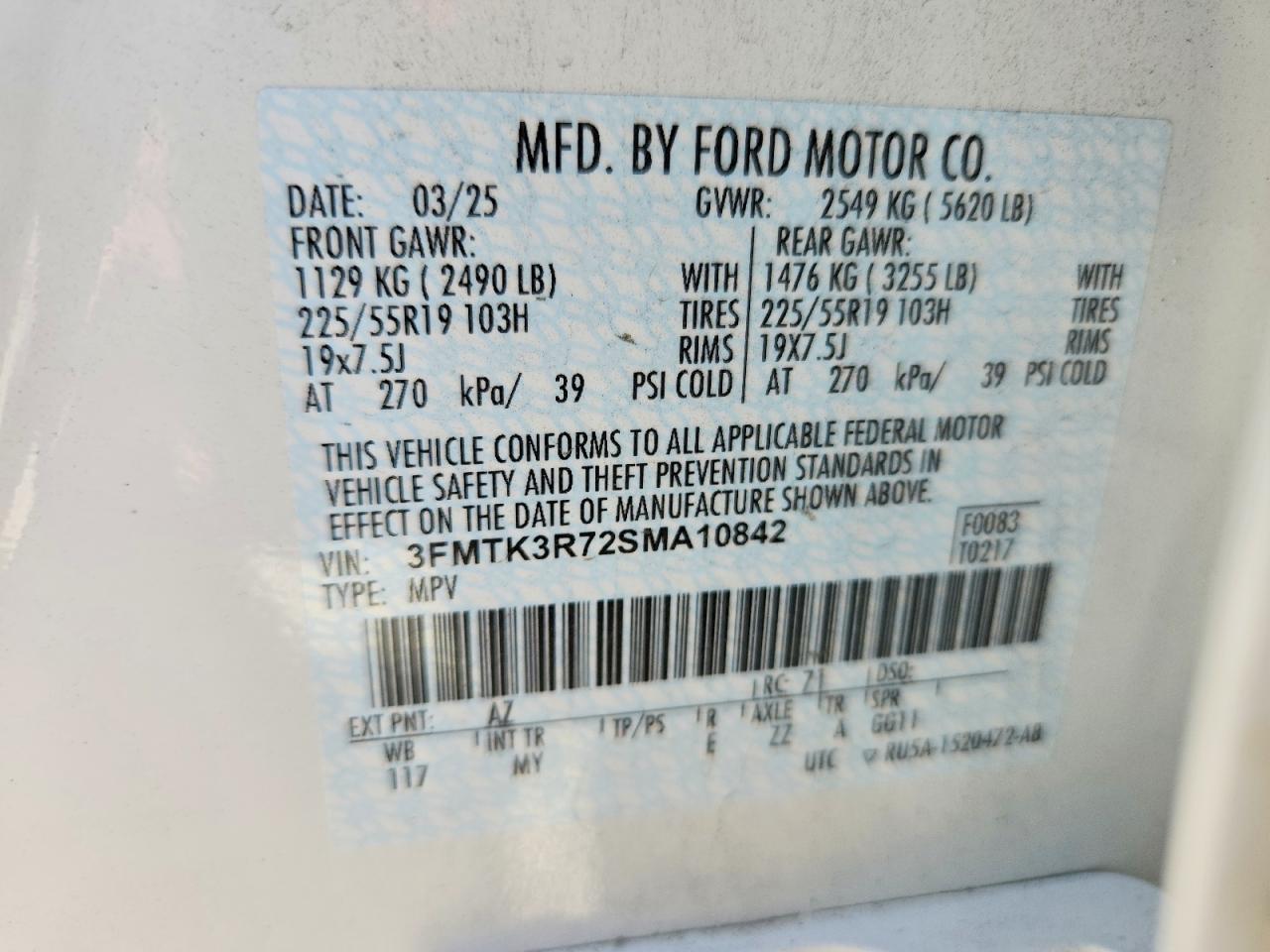 2025 FORD MUSTANG