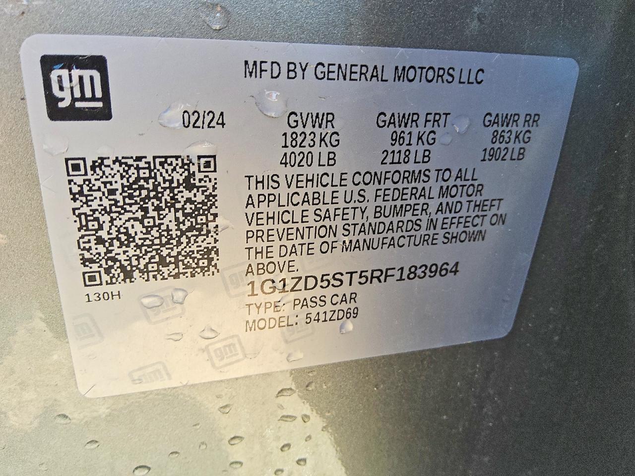 2024 CHEVROLET MALIBU