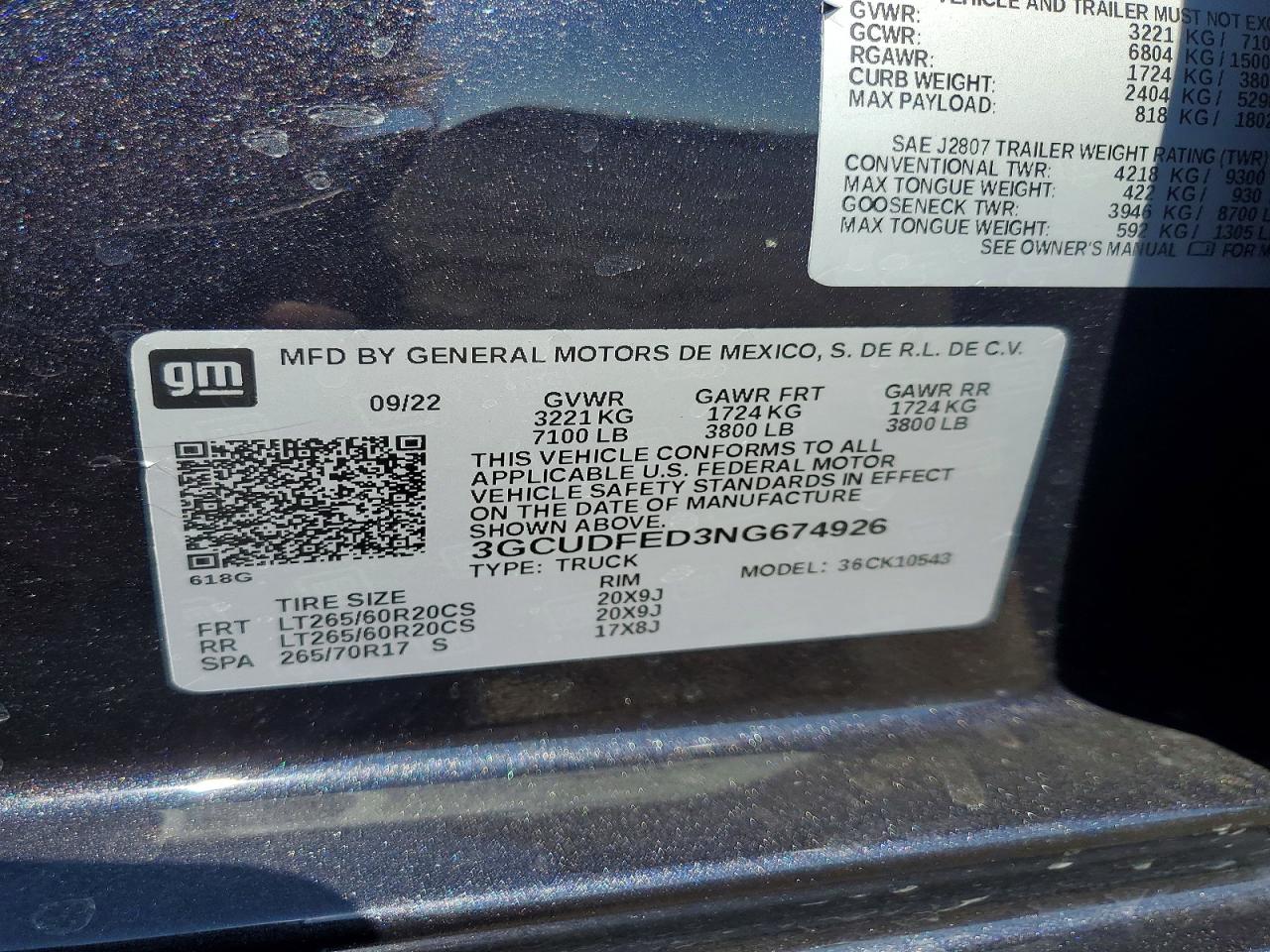 2022 CHEVROLET SILVERADO