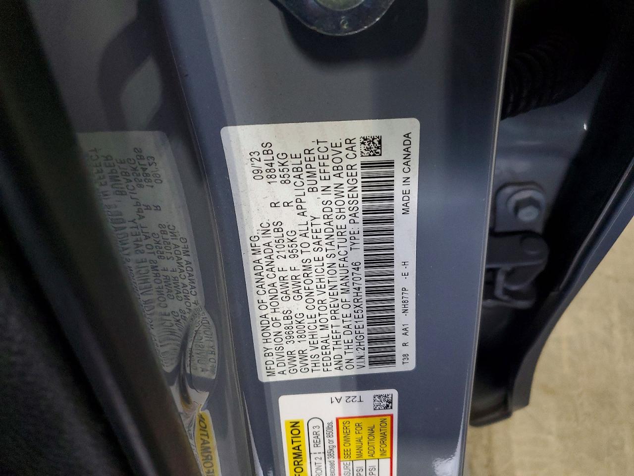 2024 HONDA CIVIC