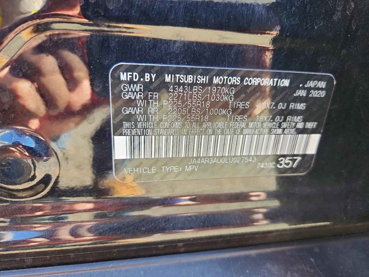 2020 MITSUBISHI OUTLANDER