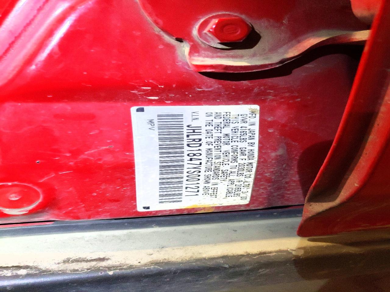 2000 HONDA CRV