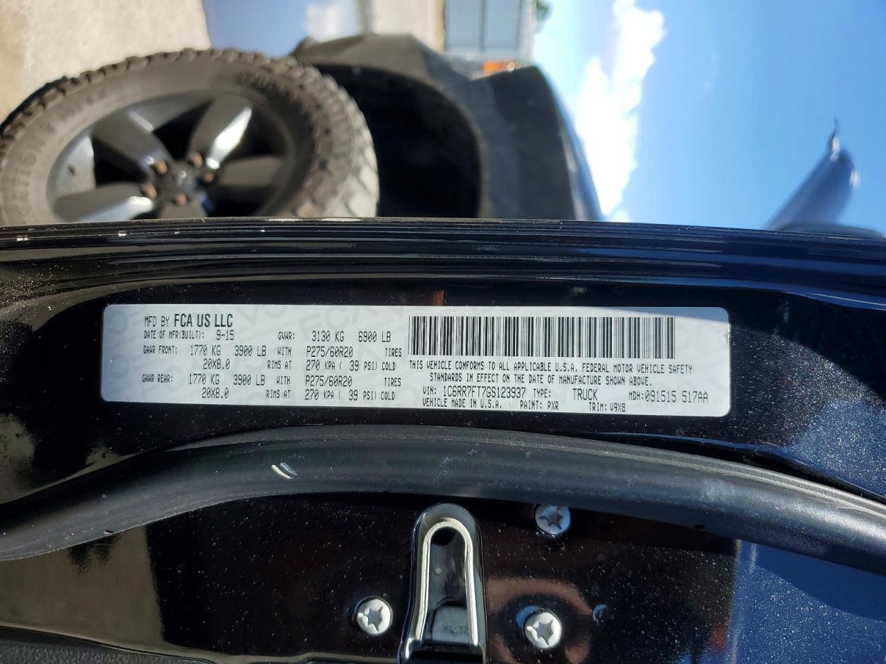 2016 RAM 1500