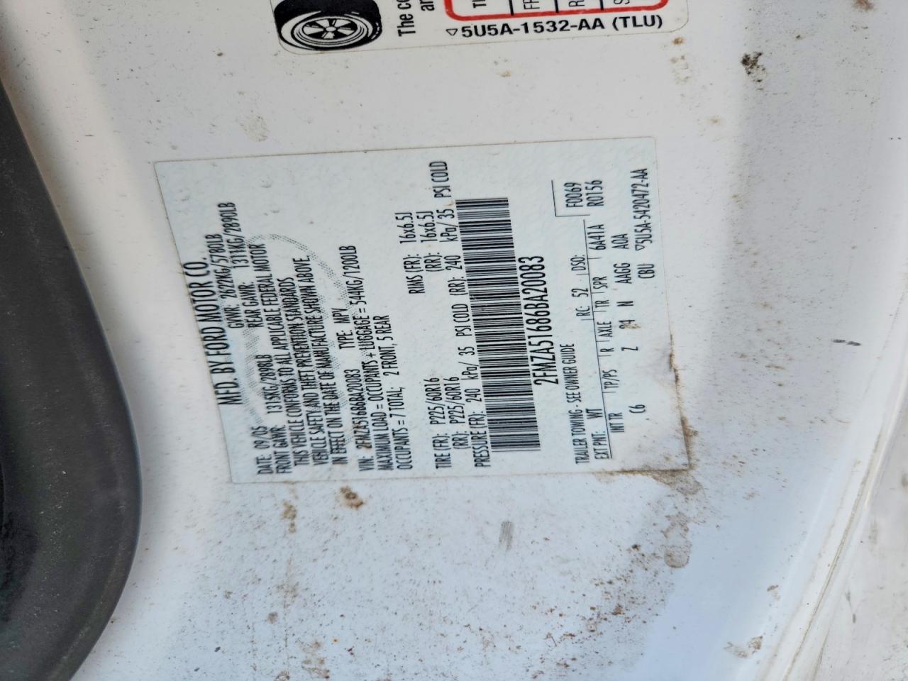 2006 FORD FREESTAR