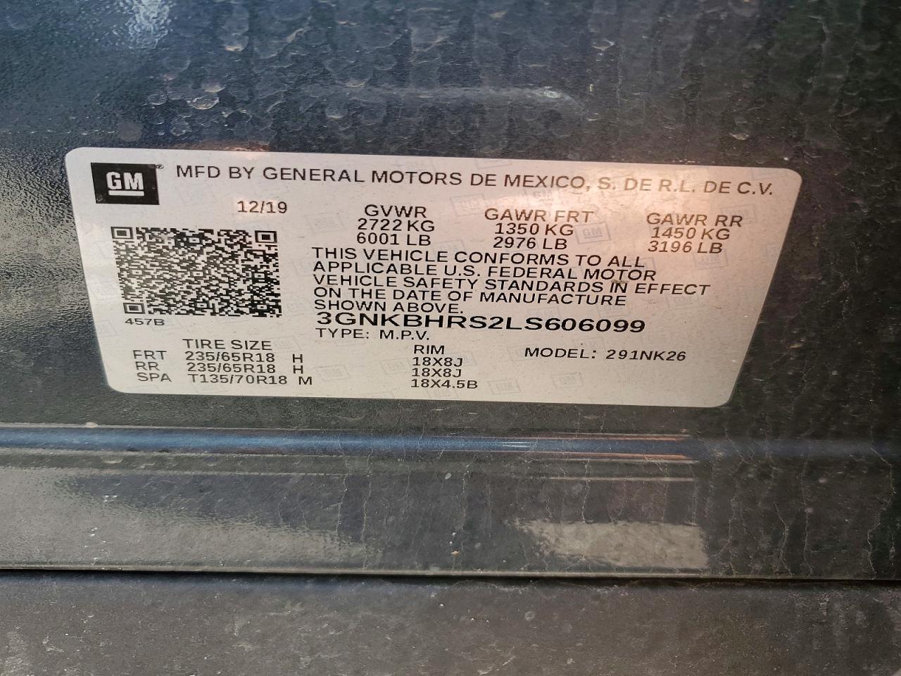 2020 CHEVROLET BLAZER