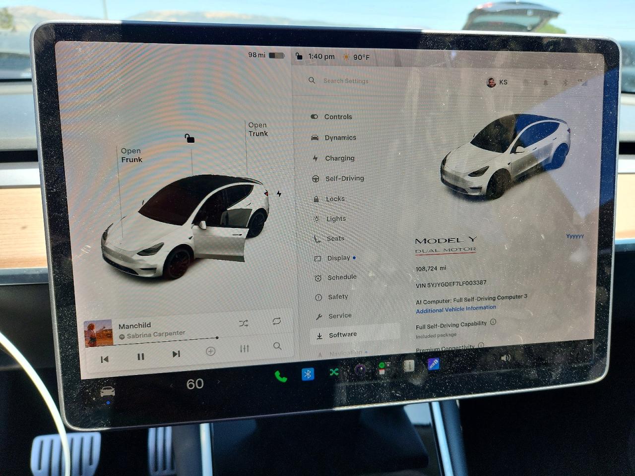 2020 TESLA MODEL Y