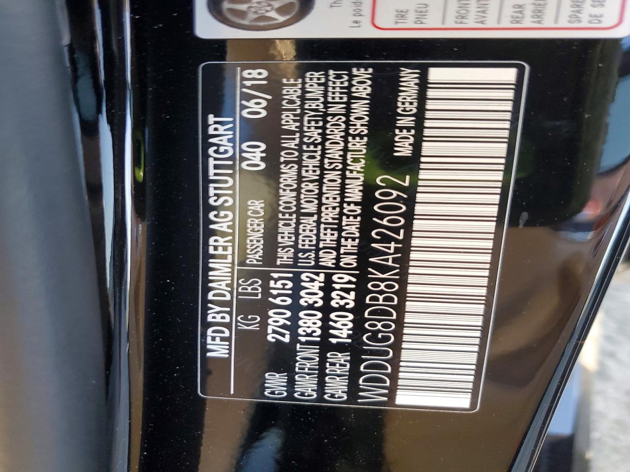 2019 MERCEDES-BENZ S-CLASS