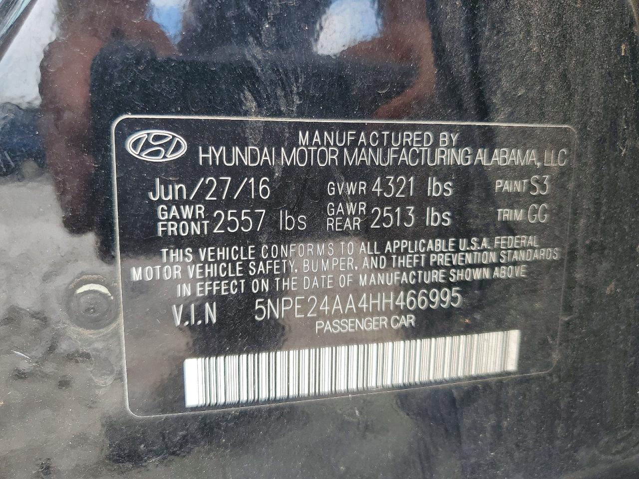 2017 HYUNDAI SONATA