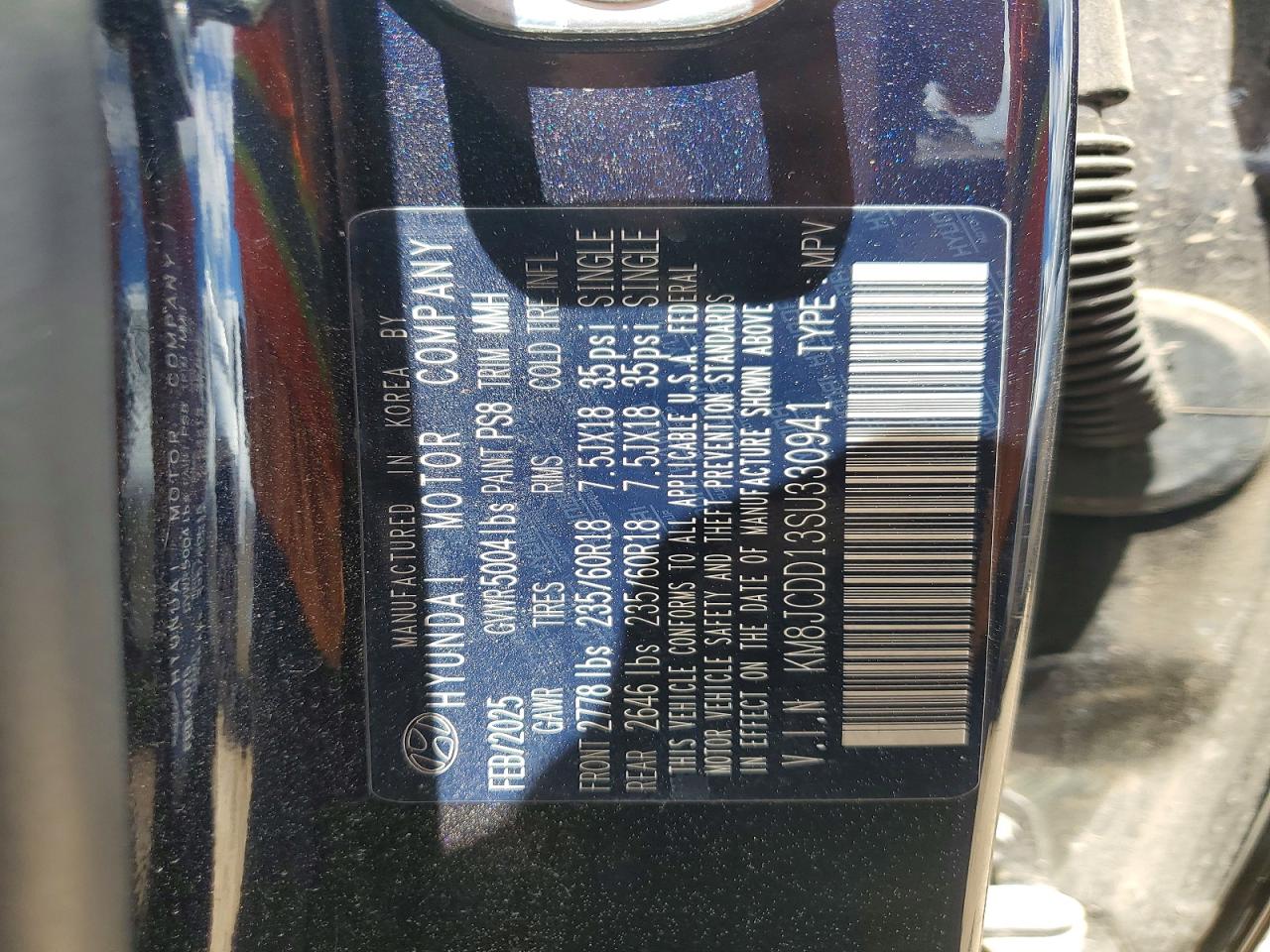 2025 HYUNDAI TUCSON