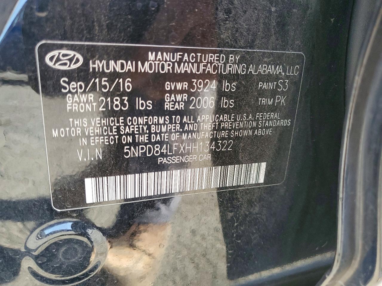 2017 HYUNDAI ELANTRA