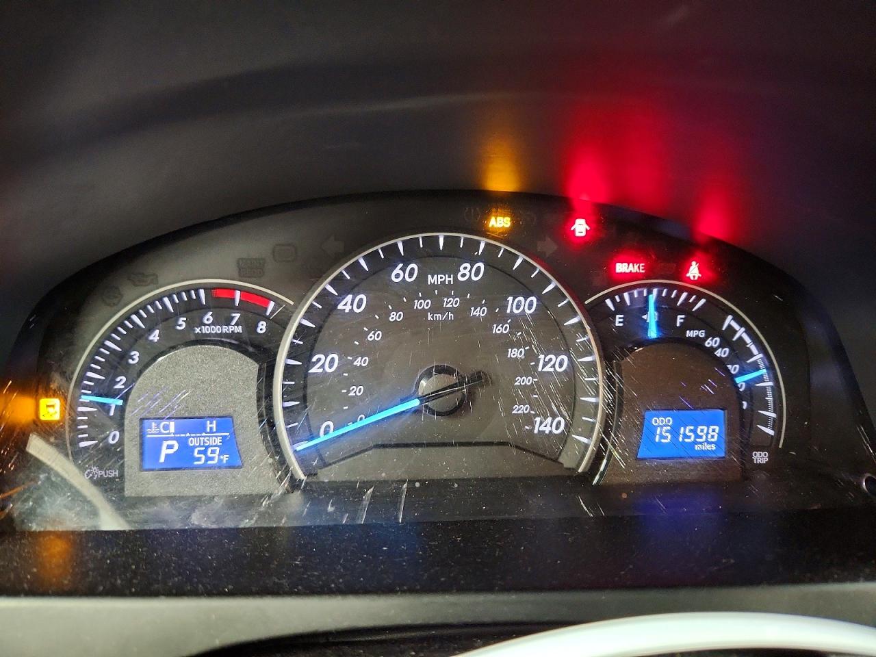 2012 TOYOTA CAMRY